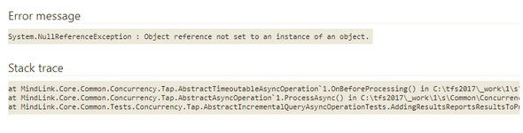 Nullreference Exception